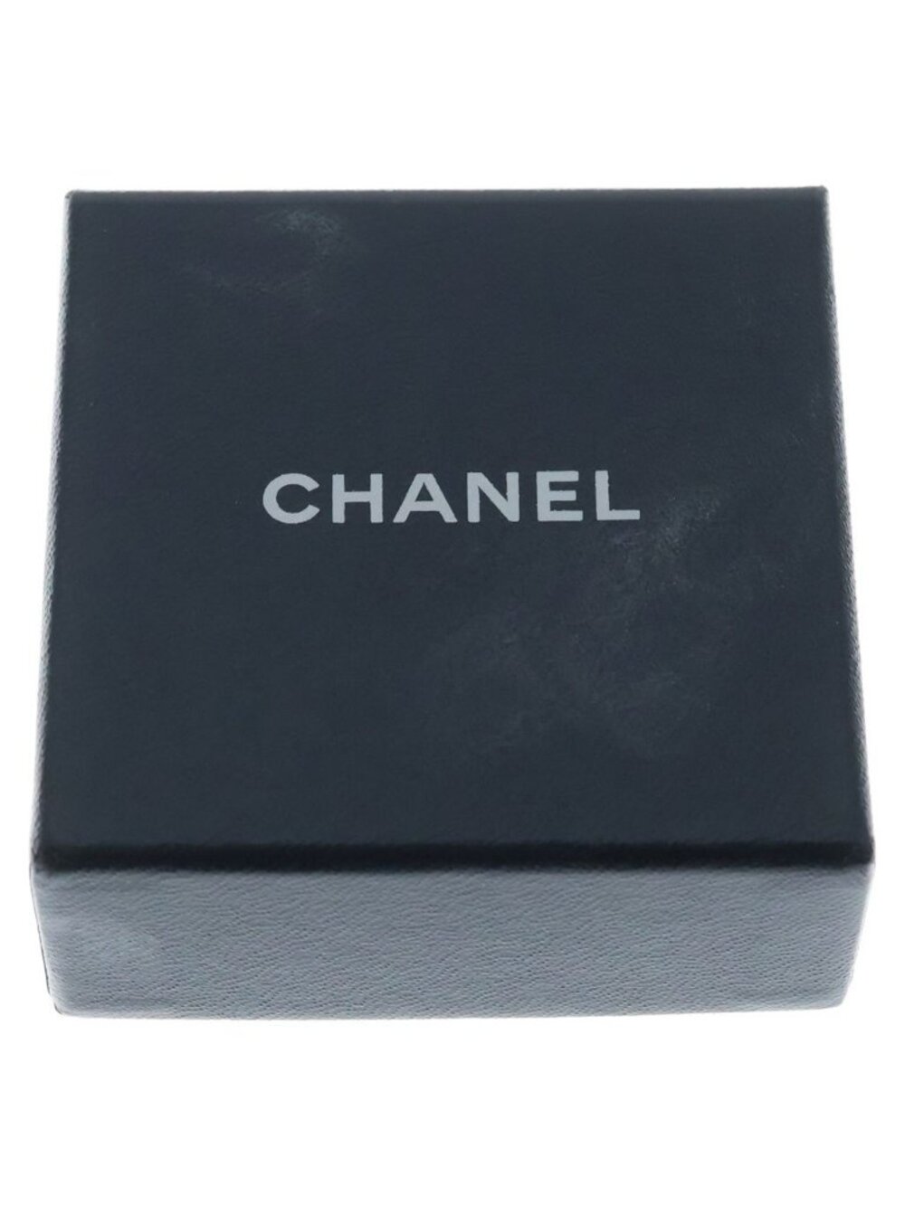 Chanel CC Logo Studded Ring Beige Gold - Picture 7 of 8